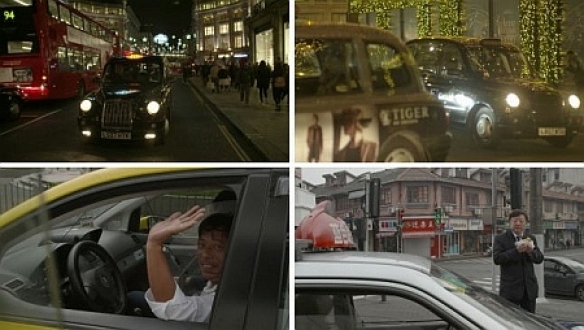 地球タクシー　「上海を走る」　「ロンドンを走る」